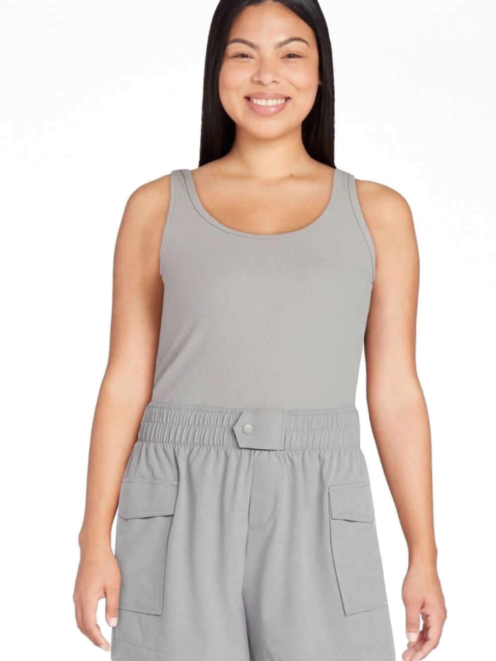 Mixed media active romper